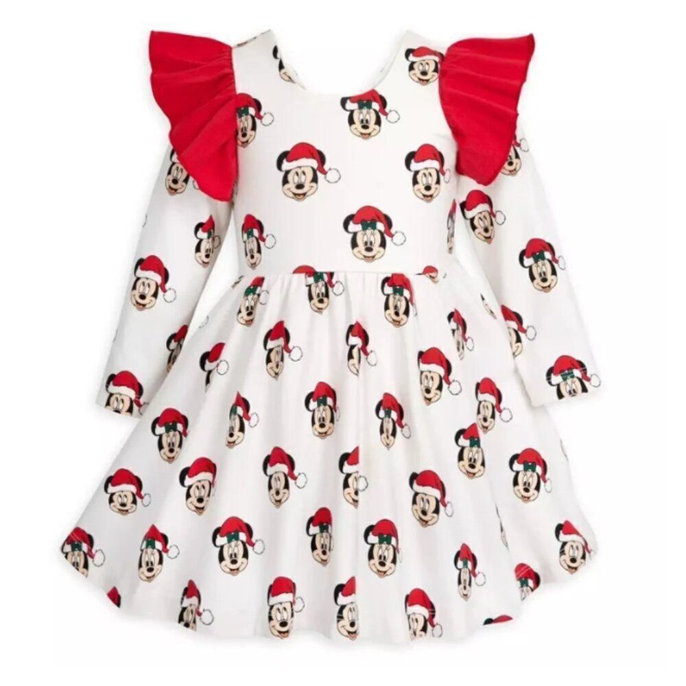 Monica and Andy Disney Mickey and Minnie organic cotton dress NWT size 12-18 m